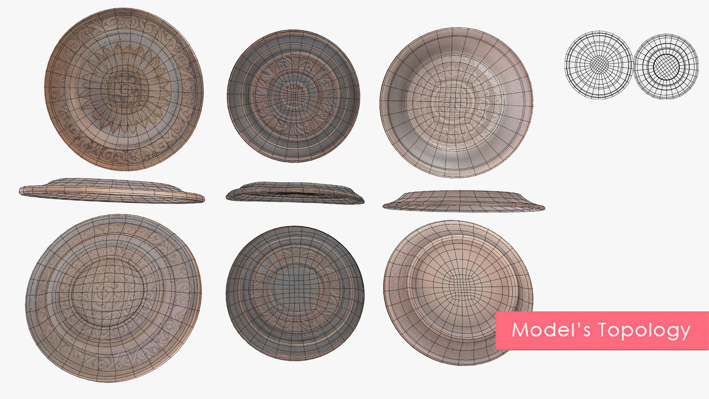 Decorative Terracotta Plates