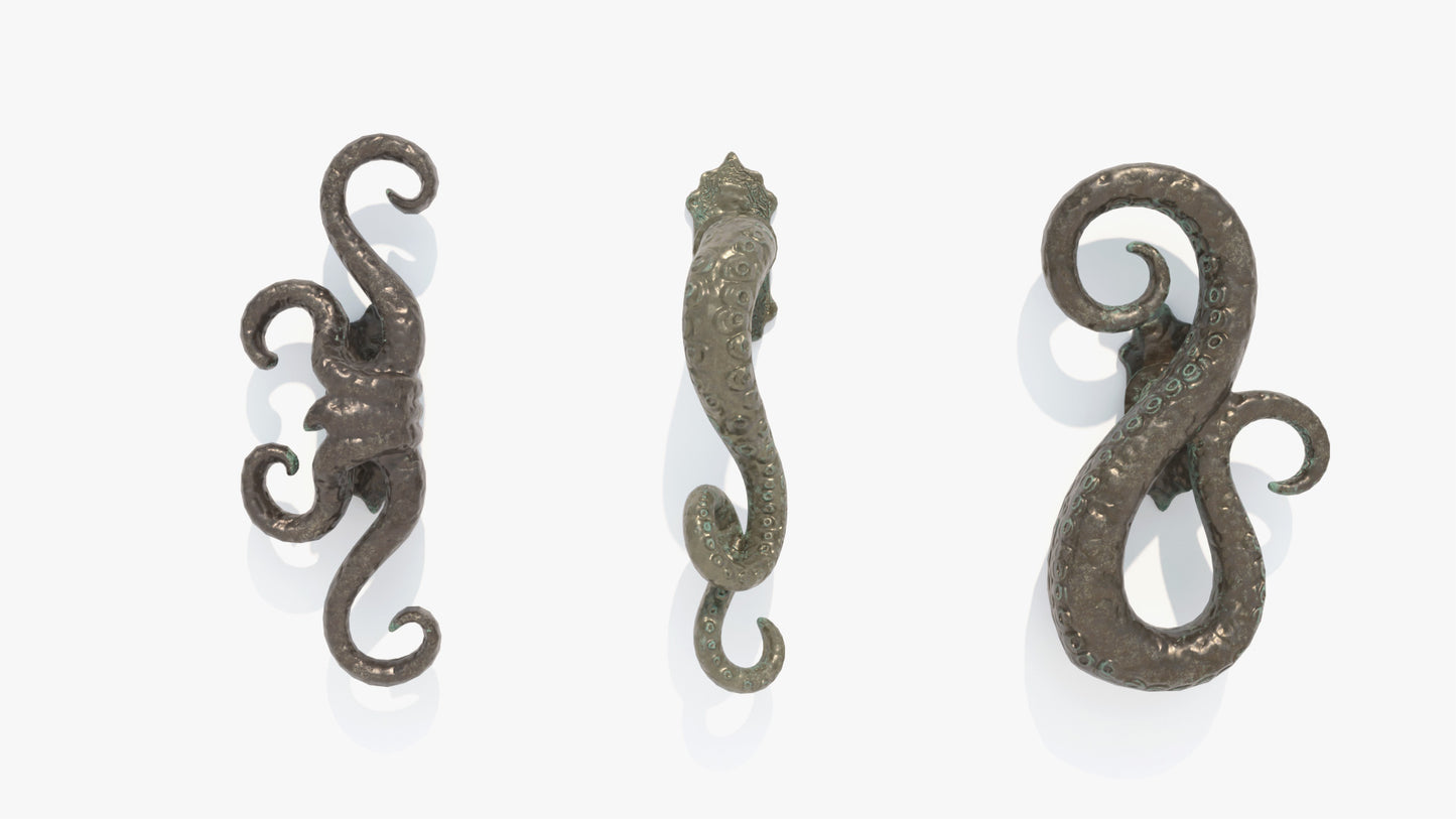 Fantasy Octopus Door Handles | Tar |