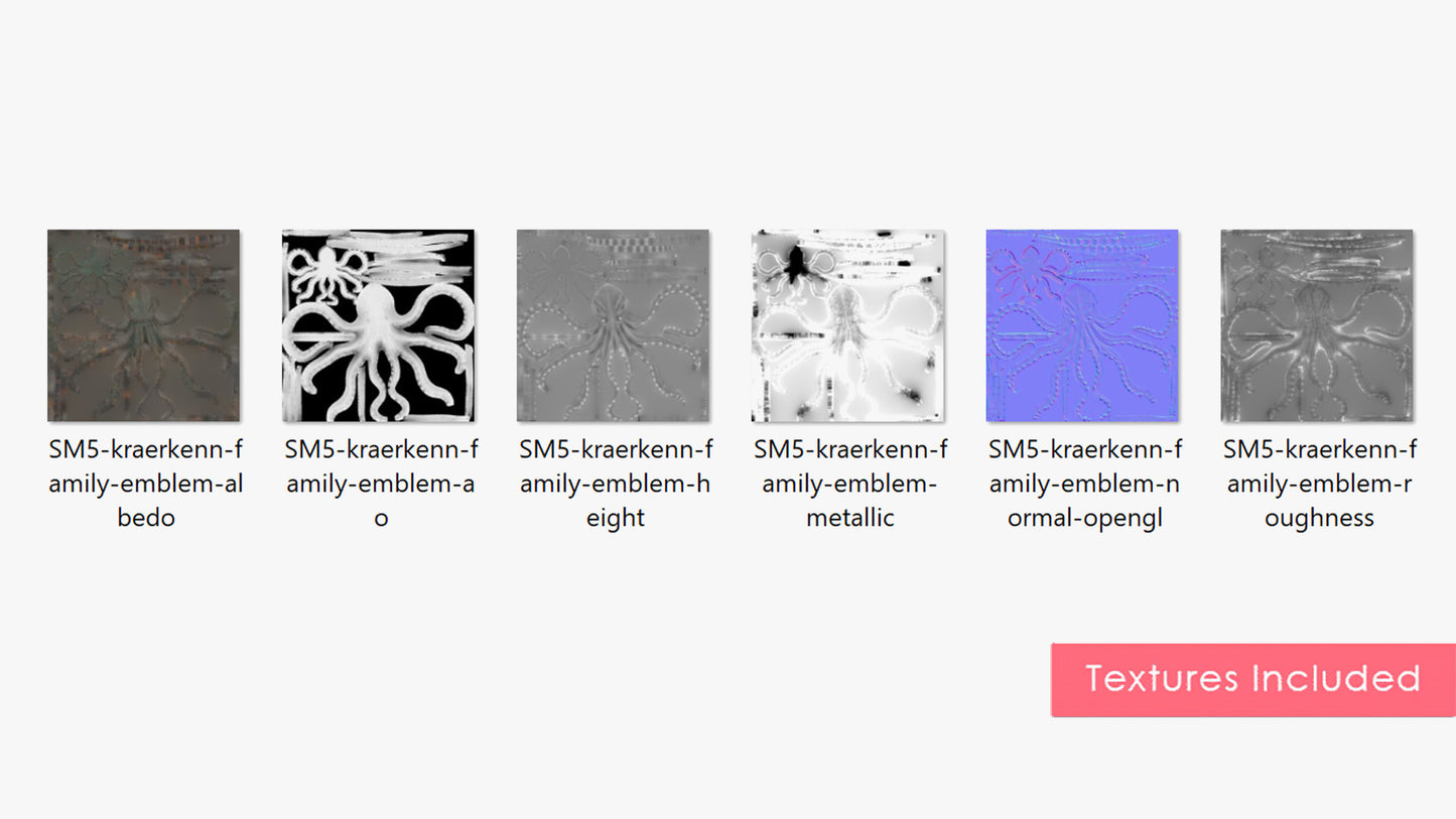 Medieval Emblem Kraken