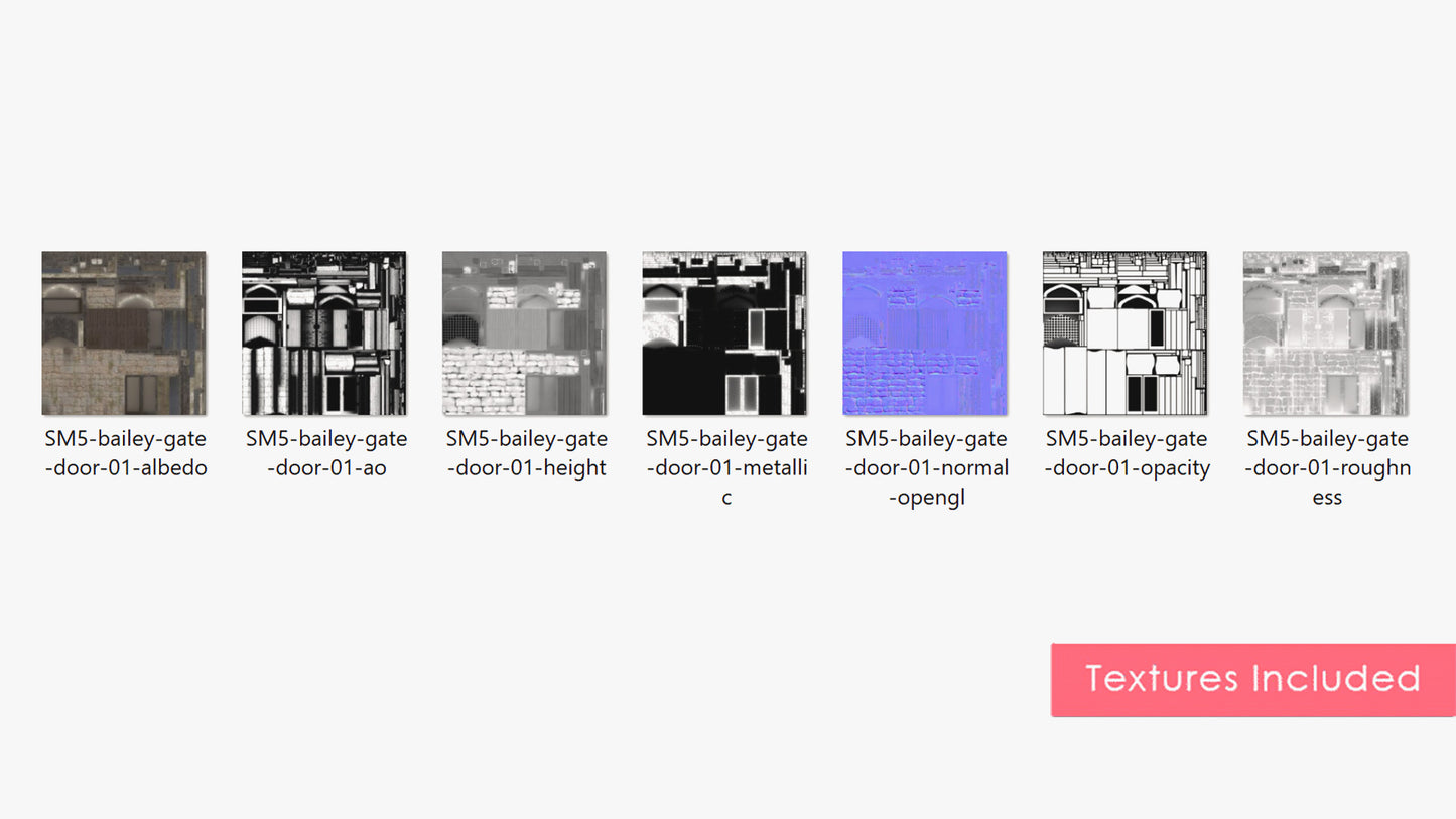 Medieval Bailey Gate Stone Arch