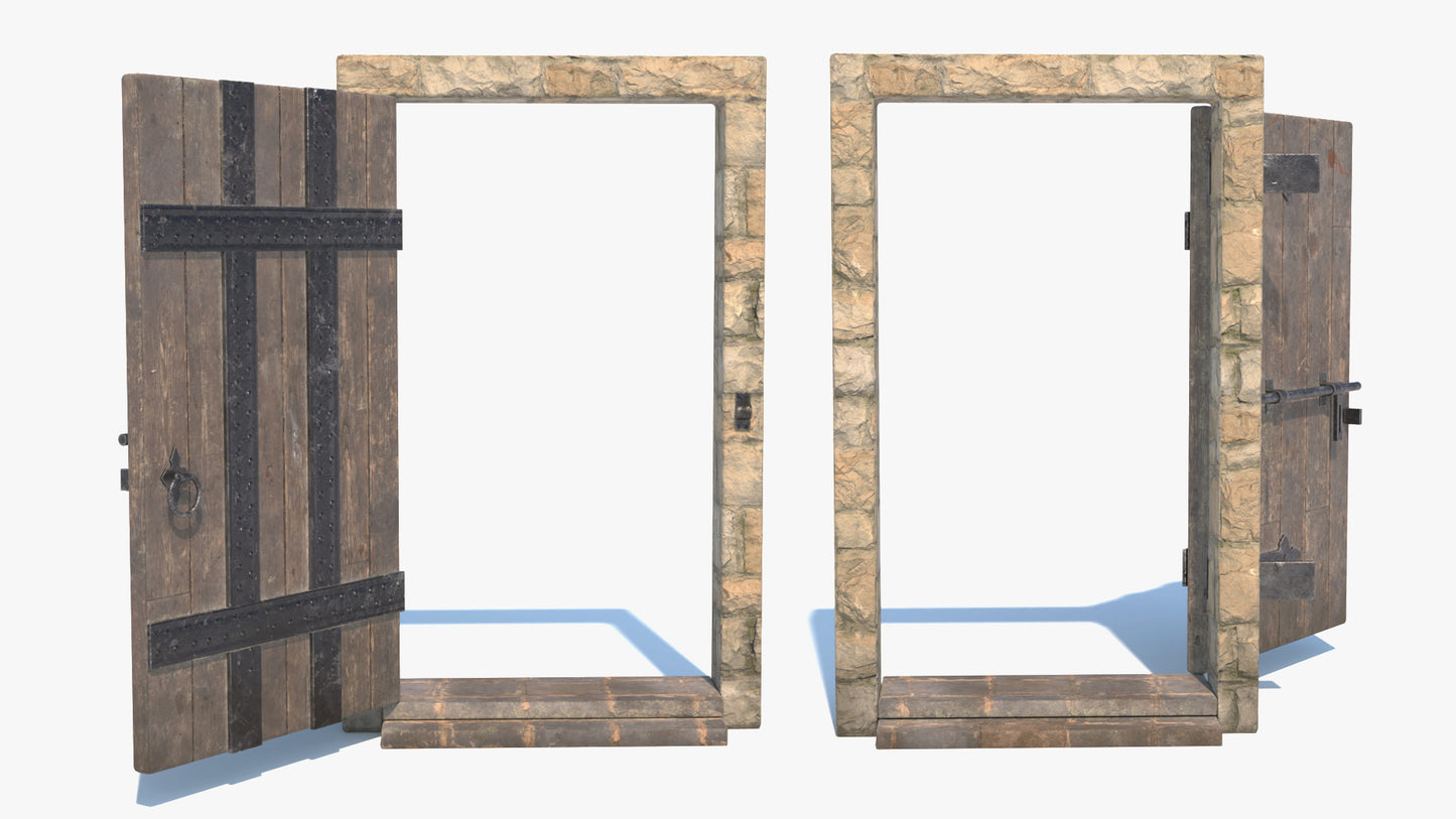Medieval Gatehouse Door