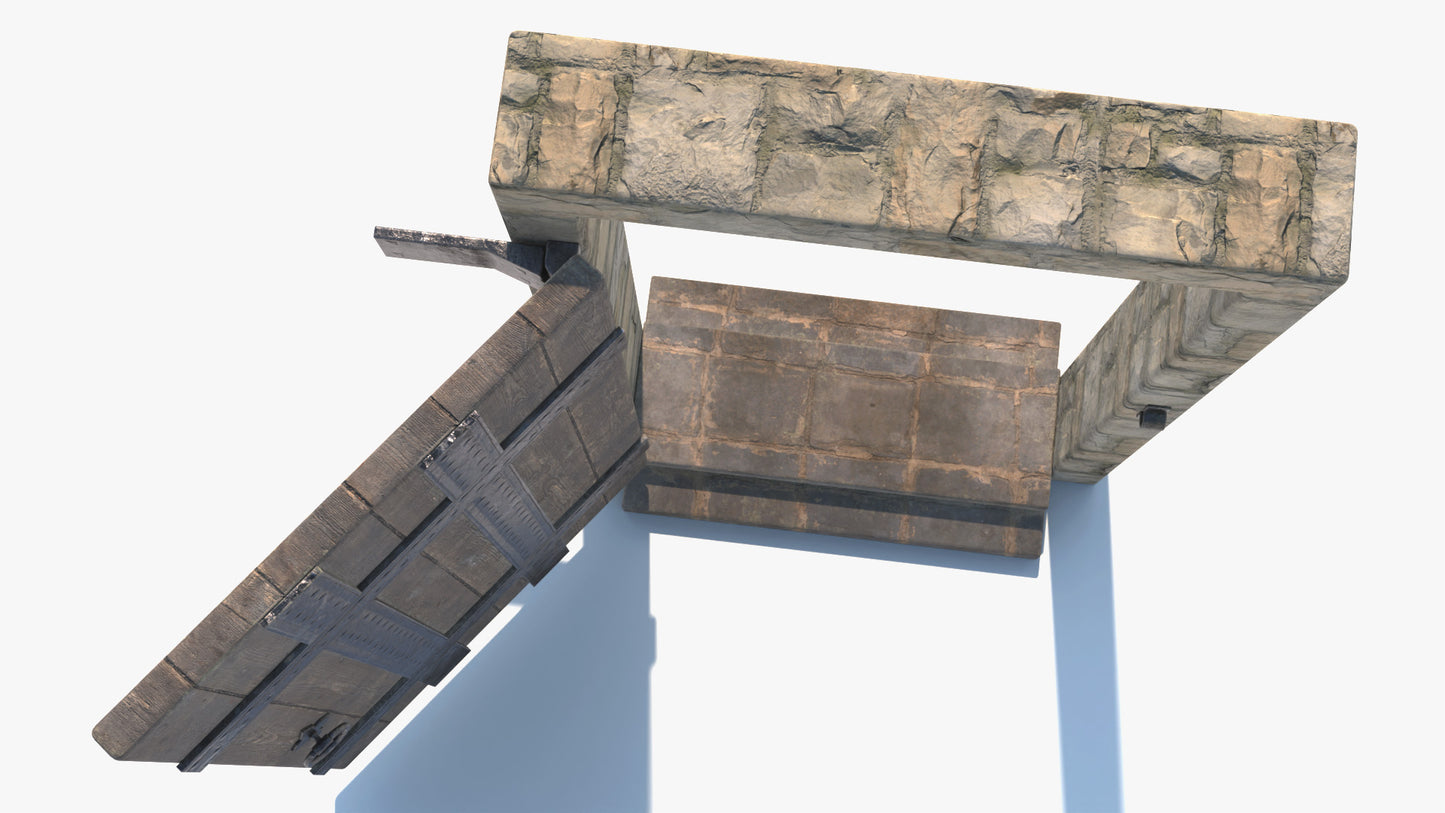 Medieval Gatehouse Door