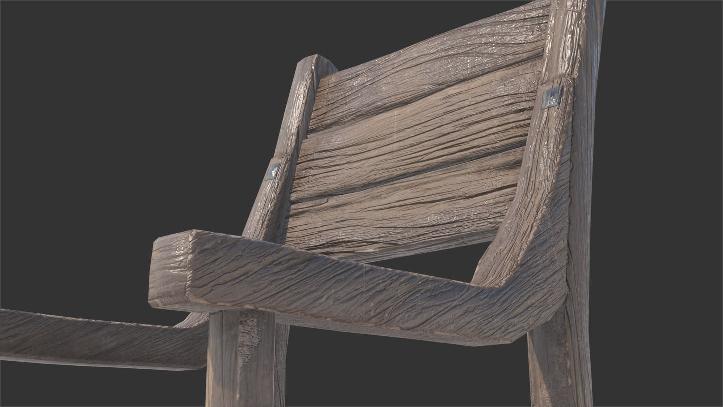 Sturdy Medieval Chair