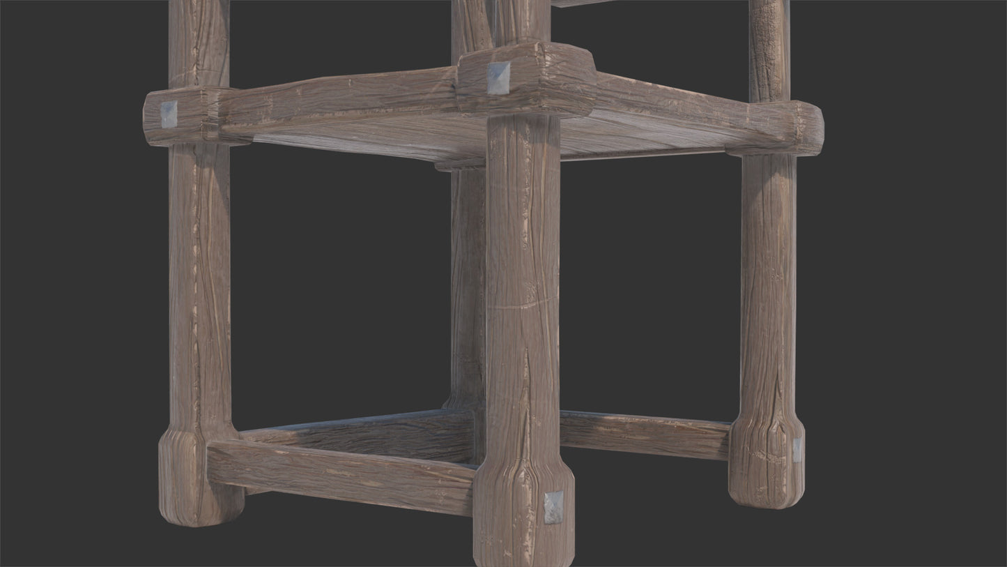 Sturdy Medieval Chair
