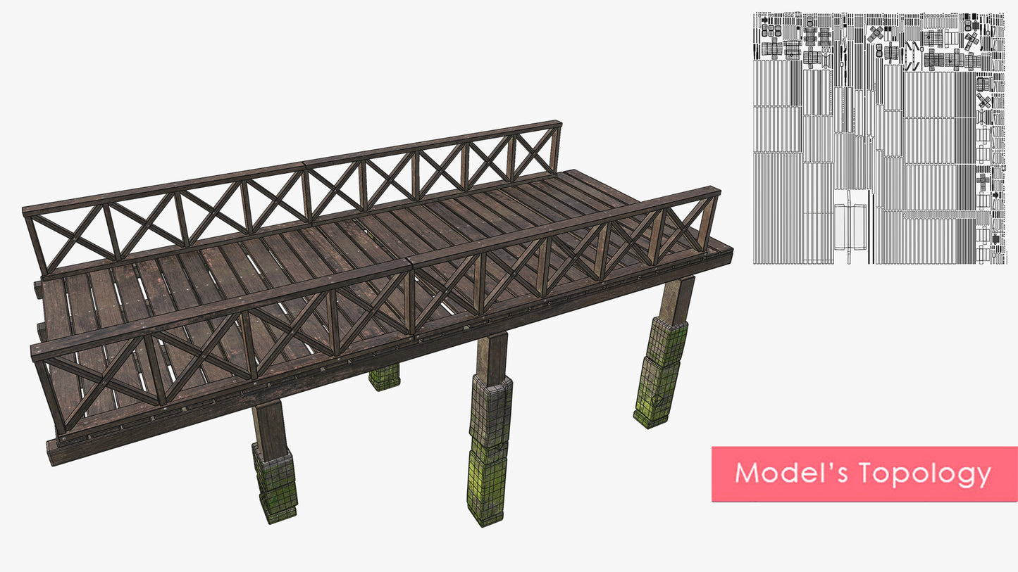 Medieval Counterweight Drawbridge