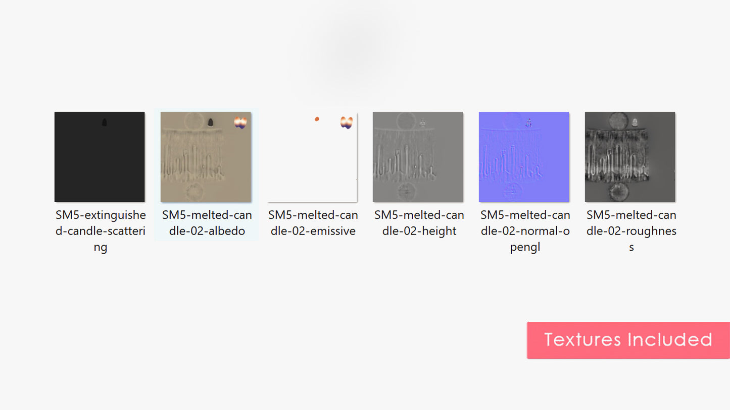 Melted Candle - 02 (Animated)