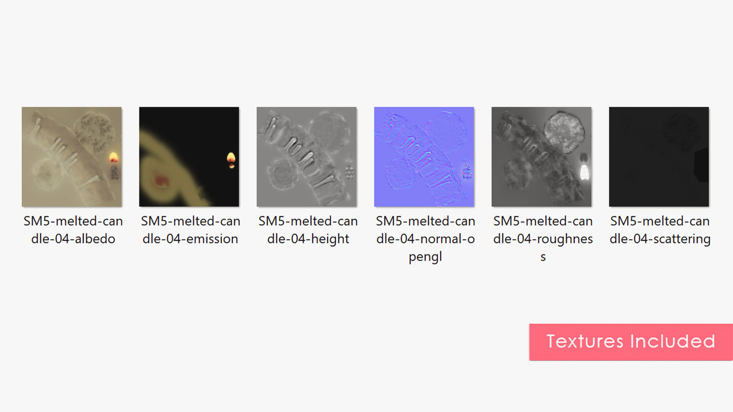 Melted Candle - 04 (Animated)