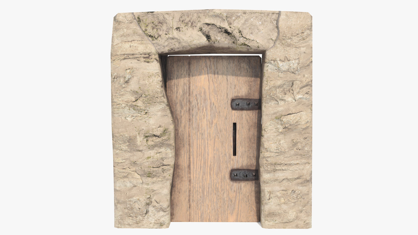 Secretive Medieval Door & Window
