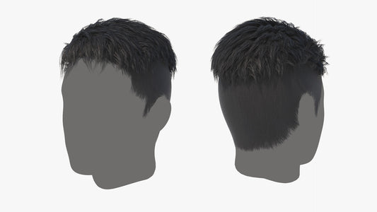 Short & Spikey Top Hair | Mesh | T4B Wig |