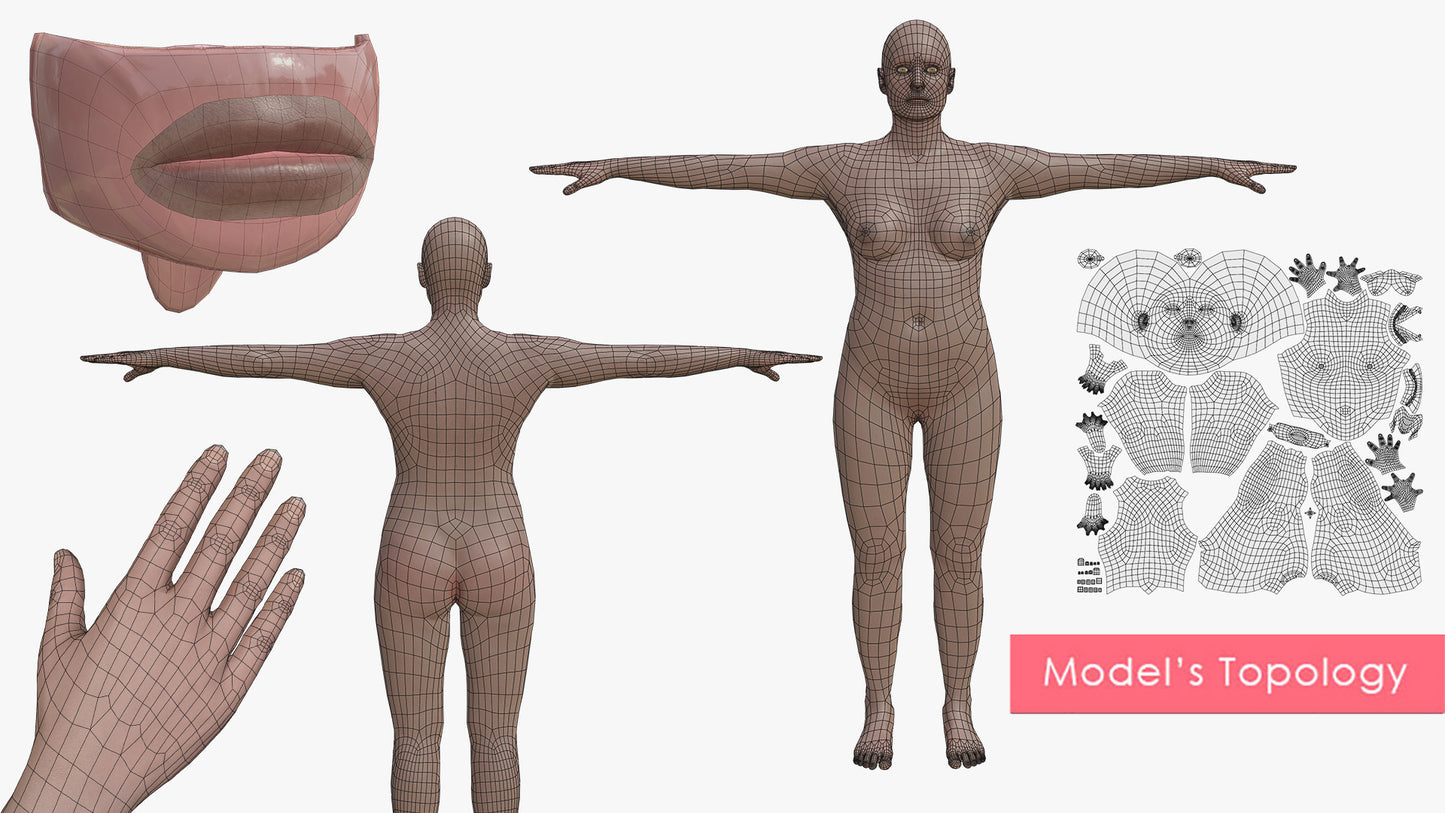 CHARLOTTE | Transhuman4Blender - Persona |
