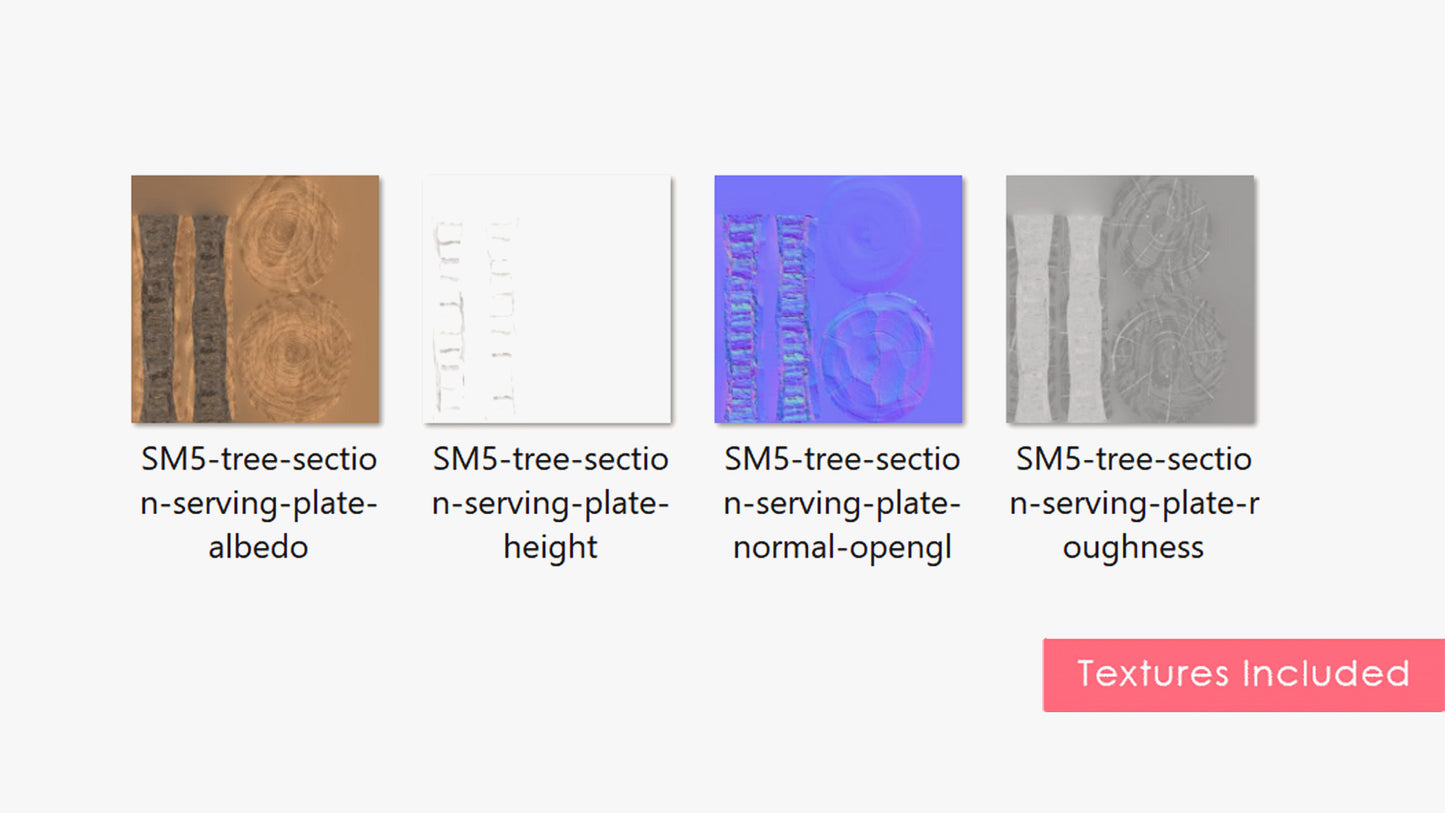 Tree Section Serving Plate