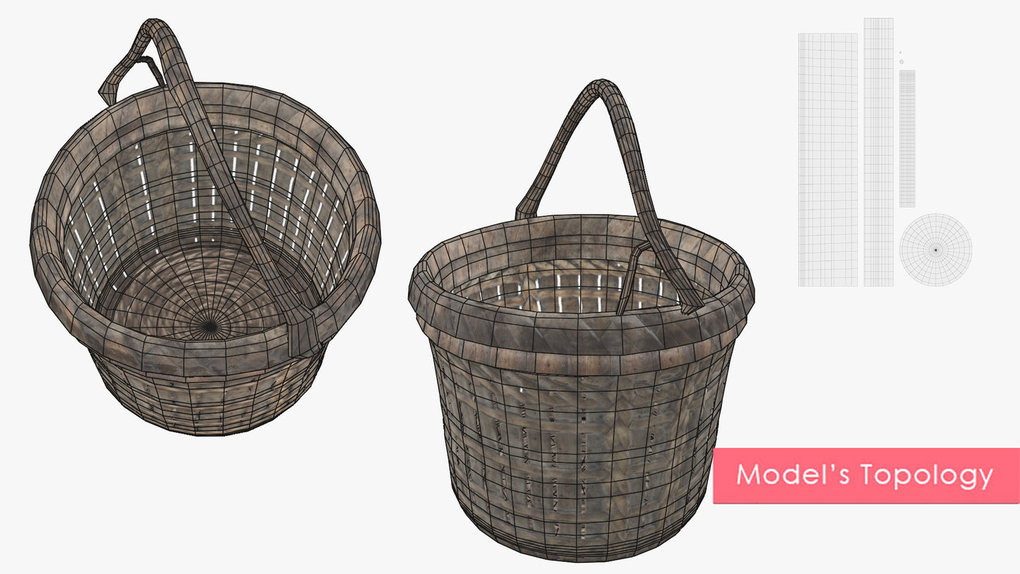 Wicker Basket 02