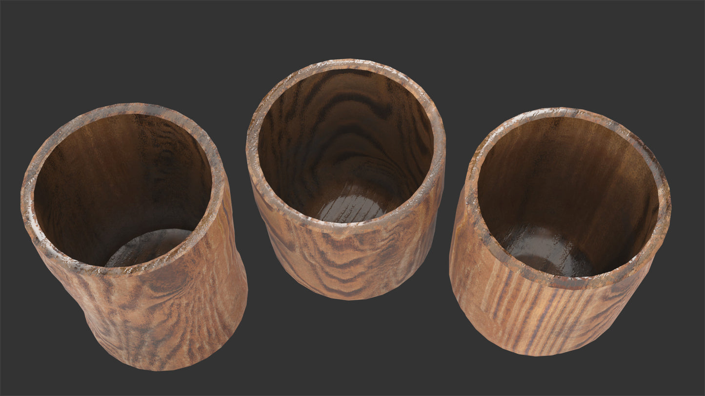 Wooden Cups