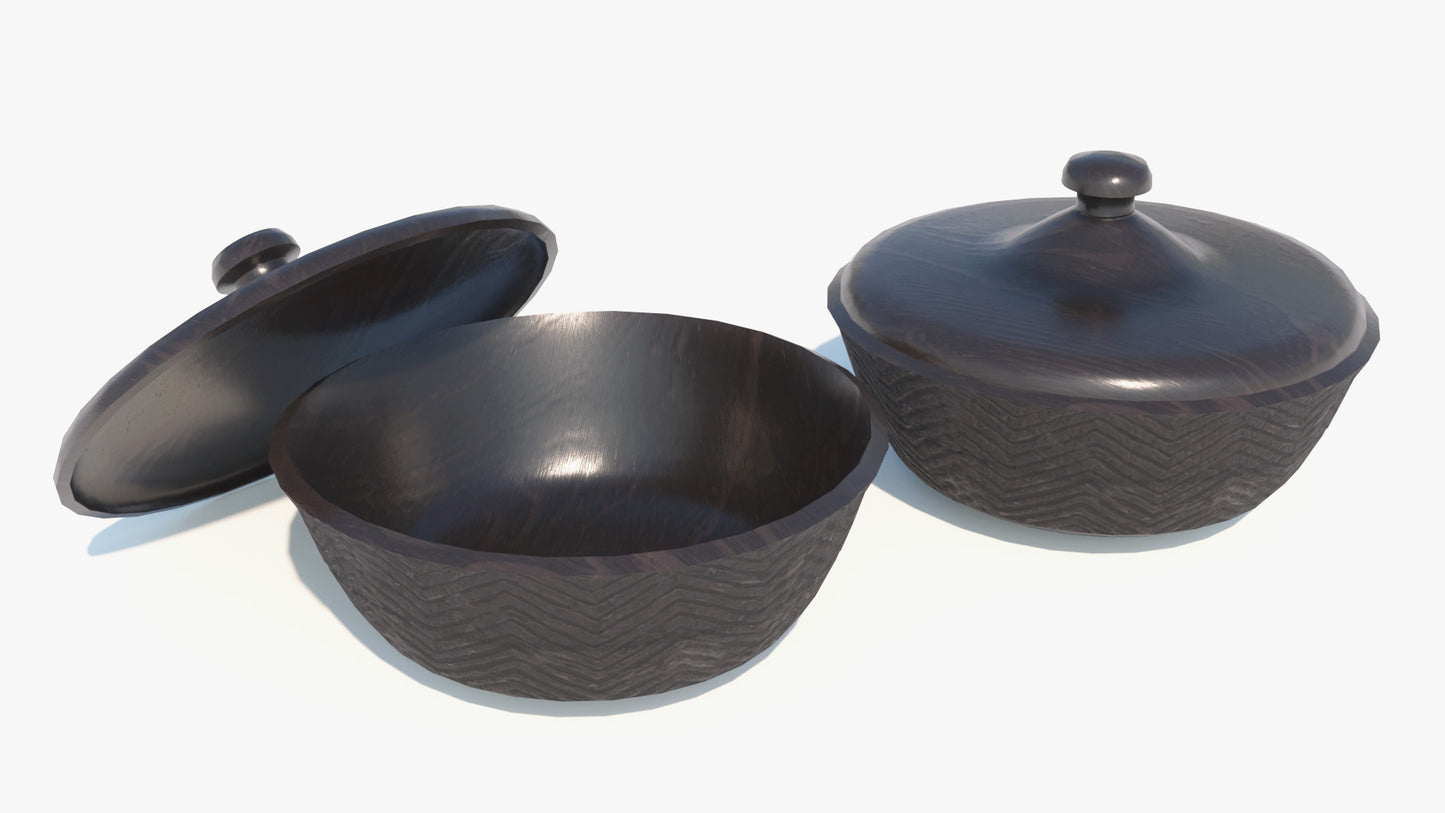 Wooden Pot