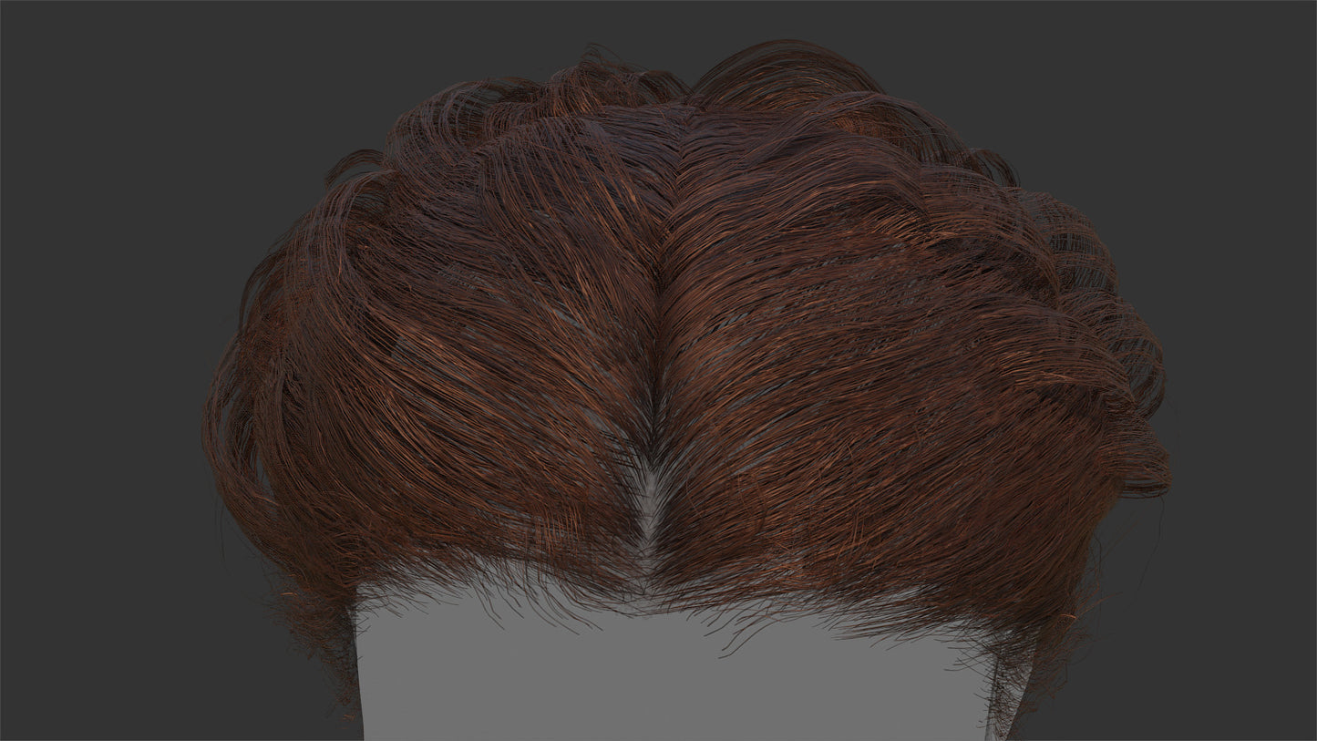 Fishtail Braid Bun Curly Hairdo | Mesh Cards |
