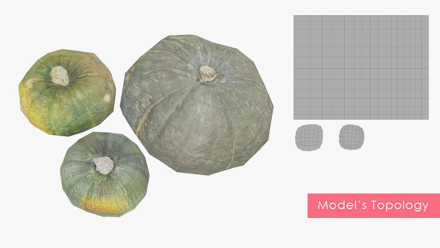 Green Japanese Pumpkins
