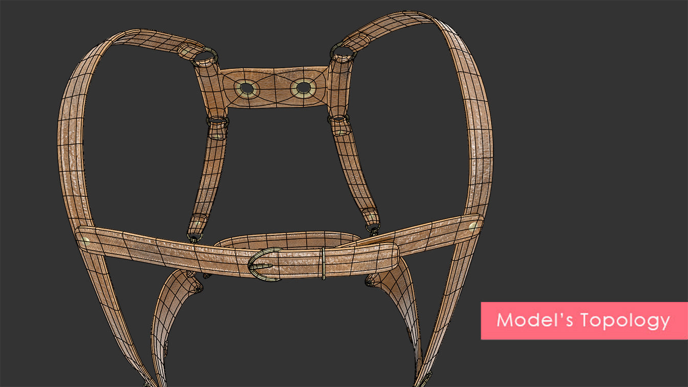 Steampunk Leather Utility Belt