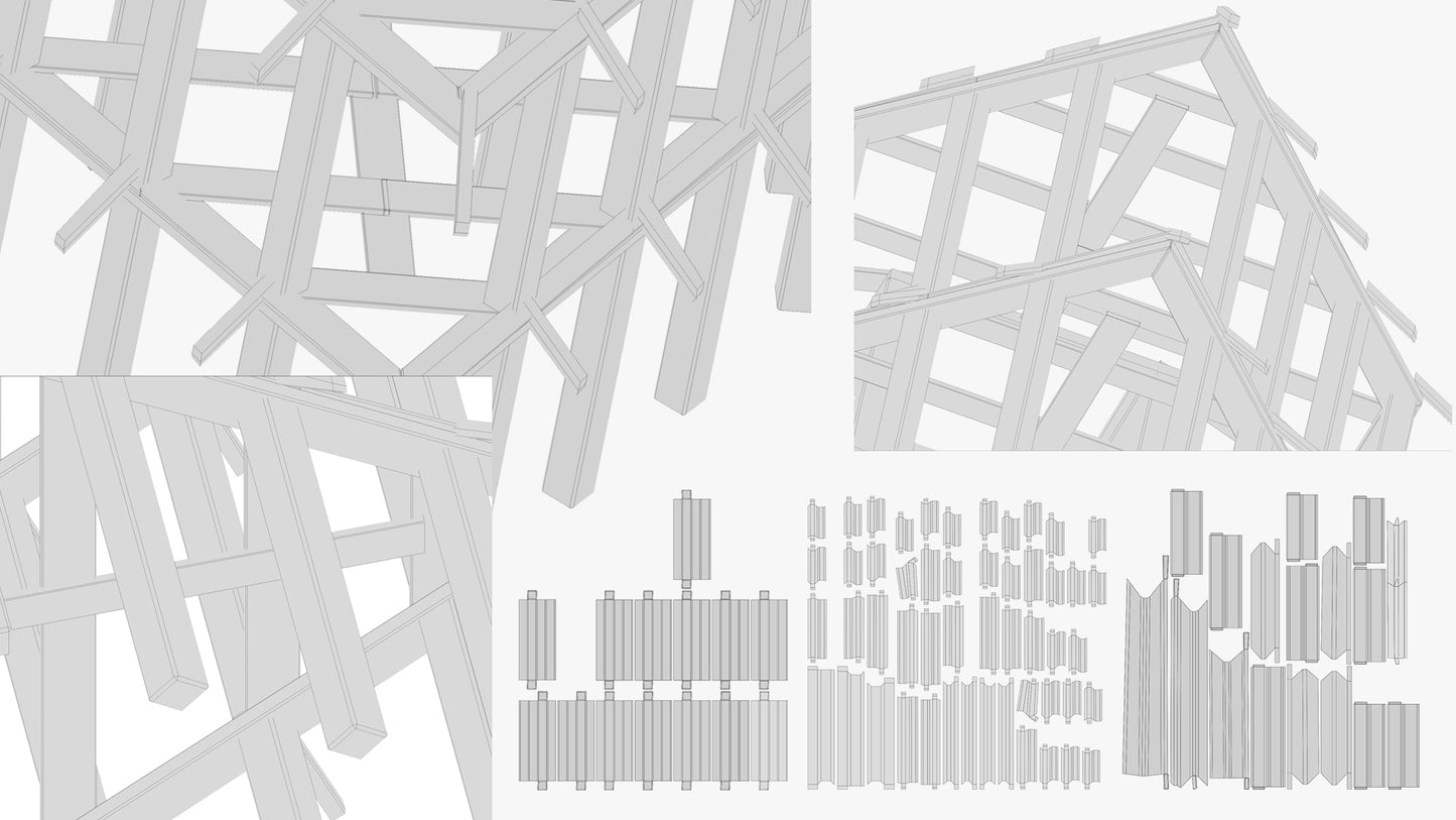Medieval House Wooden Structure