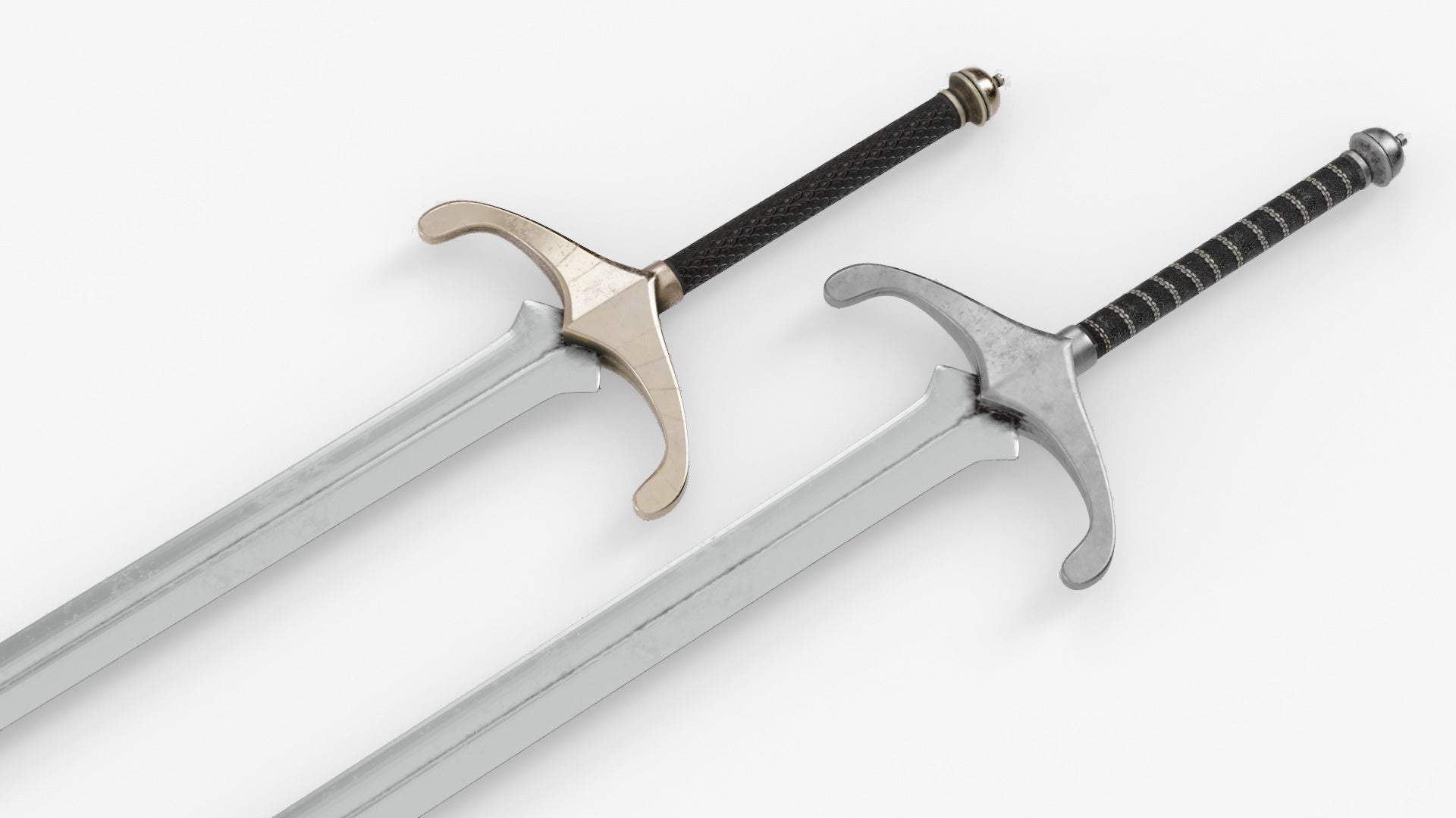 medieval greatsword inquisitor 3d model blender obj