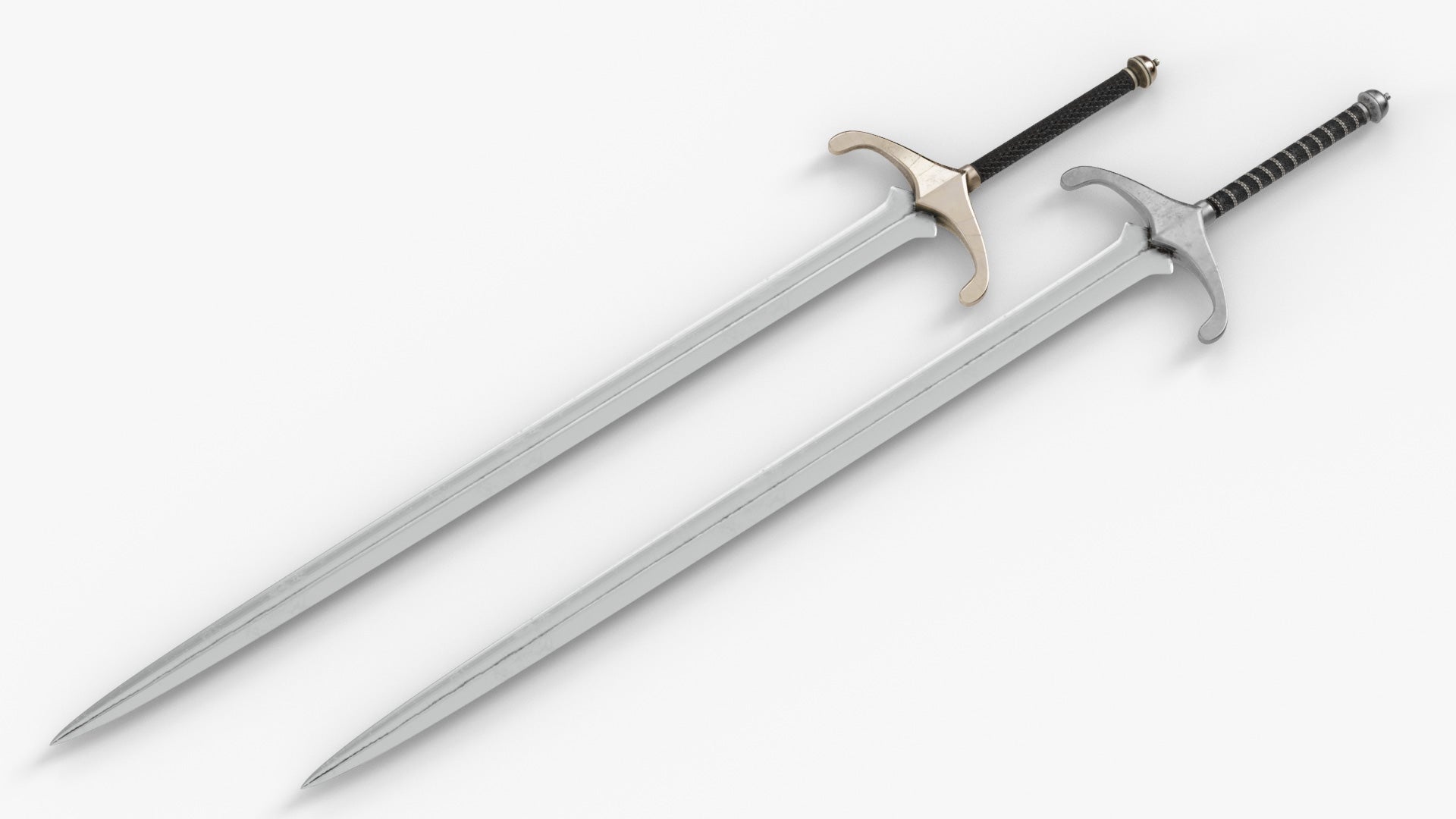 medieval greatsword inquisitor 3d model blender obj