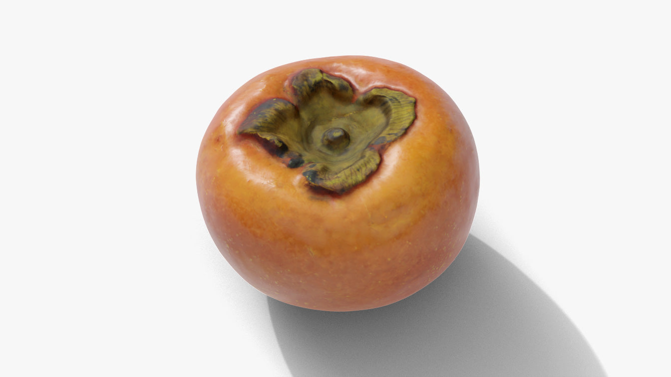 Japanese persimmons kaki 3d model Blender OBJ PBR