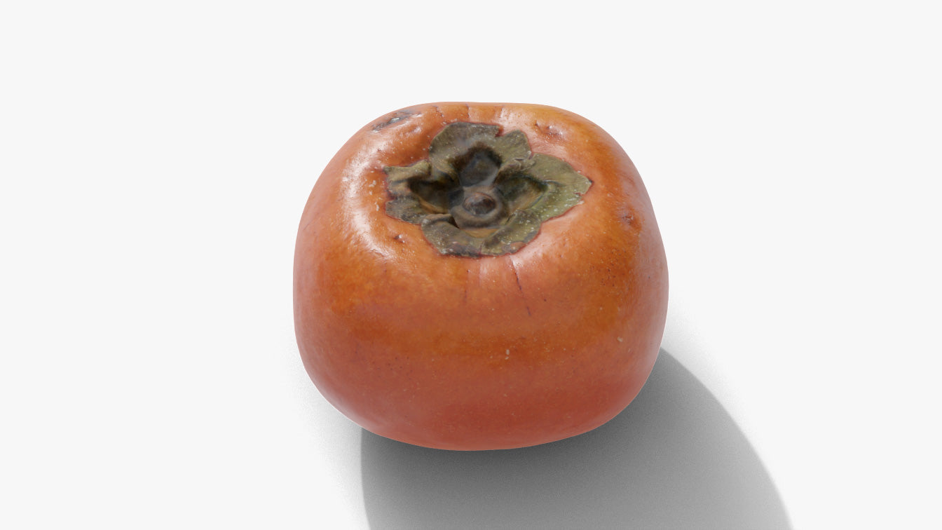 Japanese persimmons kaki 3d model Blender OBJ PBR
