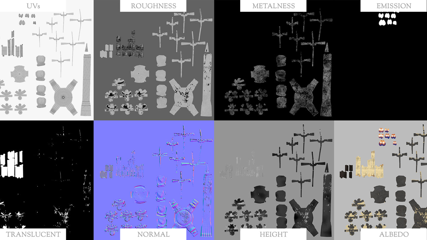 Medieval Iron Candlestick Stand