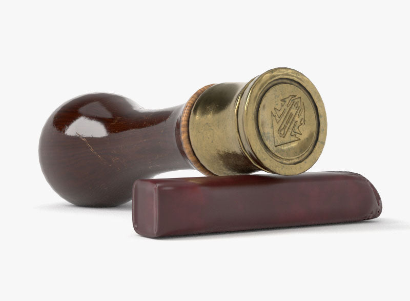 sealing wax stamp medieval fantasy 3d model blender obj