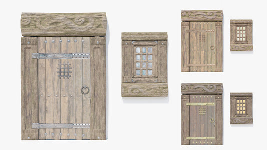 Simple Medieval Door & Window