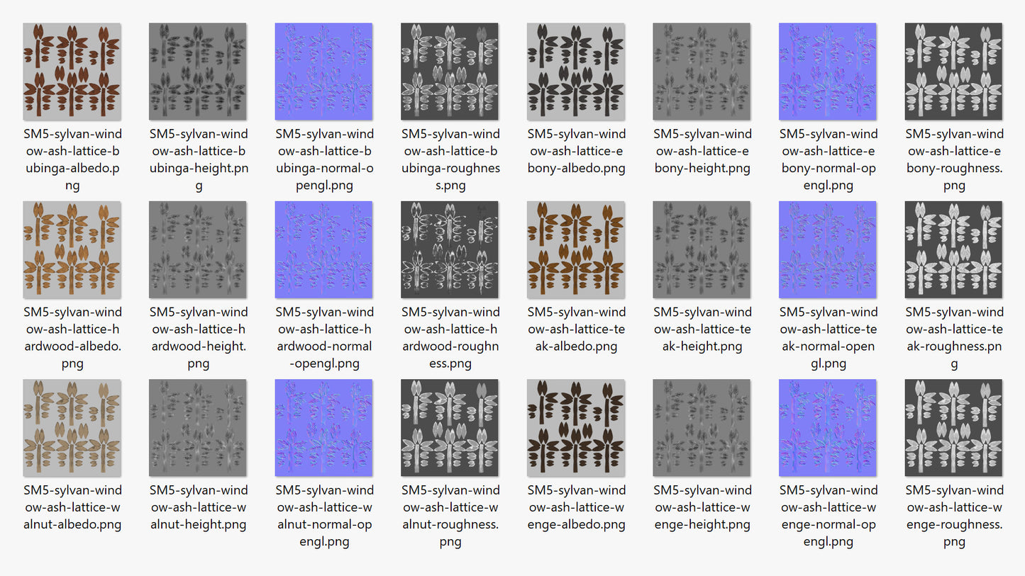 Ash Lattice Sylvan Window