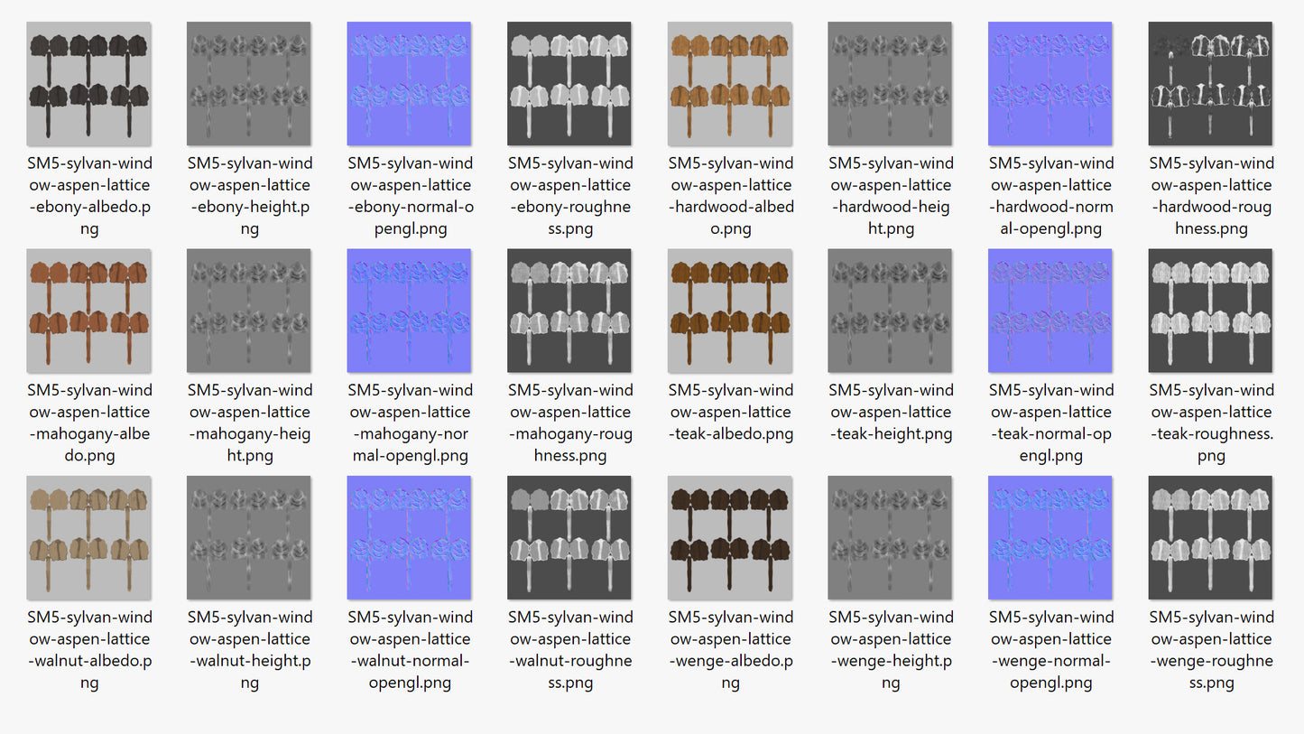 Aspen Lattice Sylvan Window