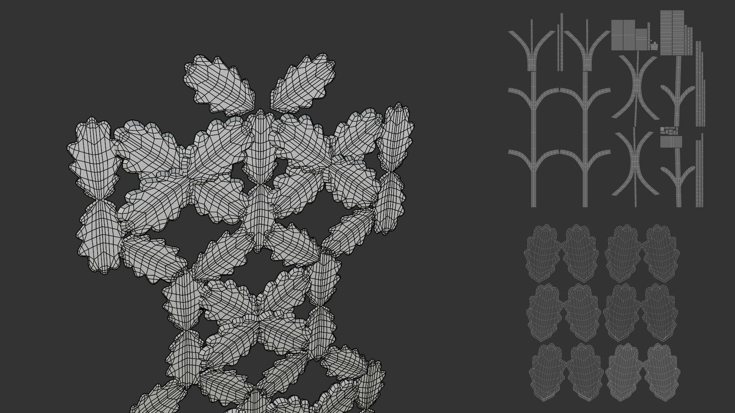 Oak Lattice Sylvan Window