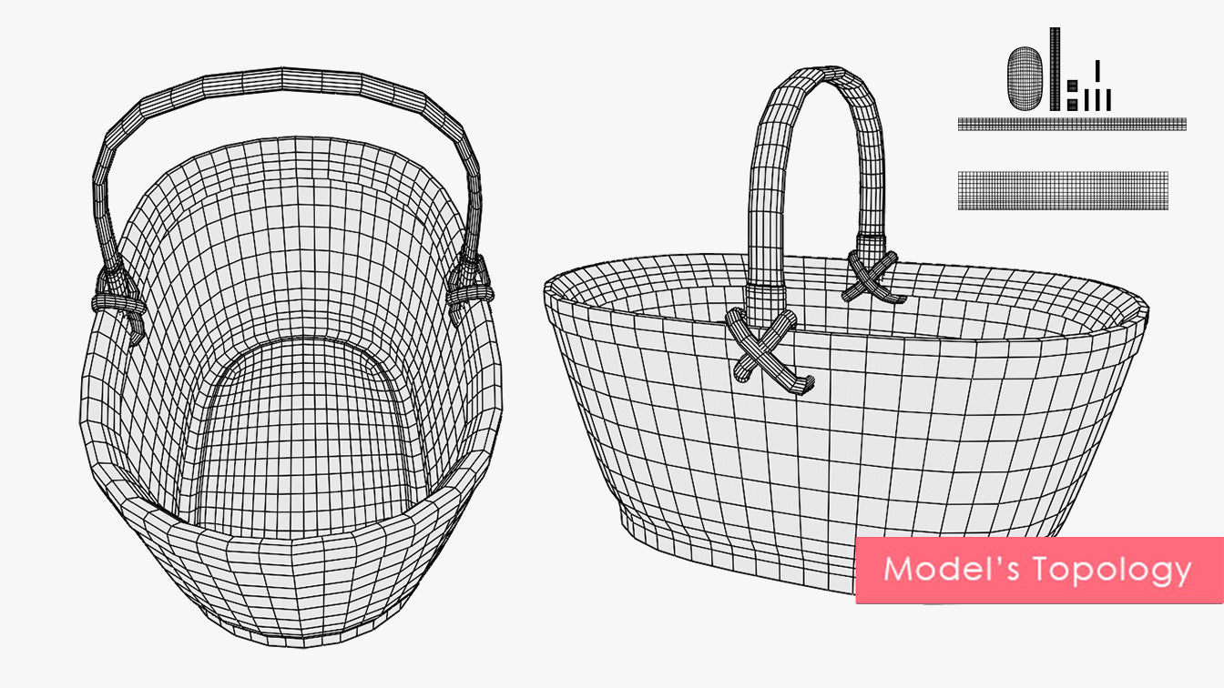 Wicker Basket 01