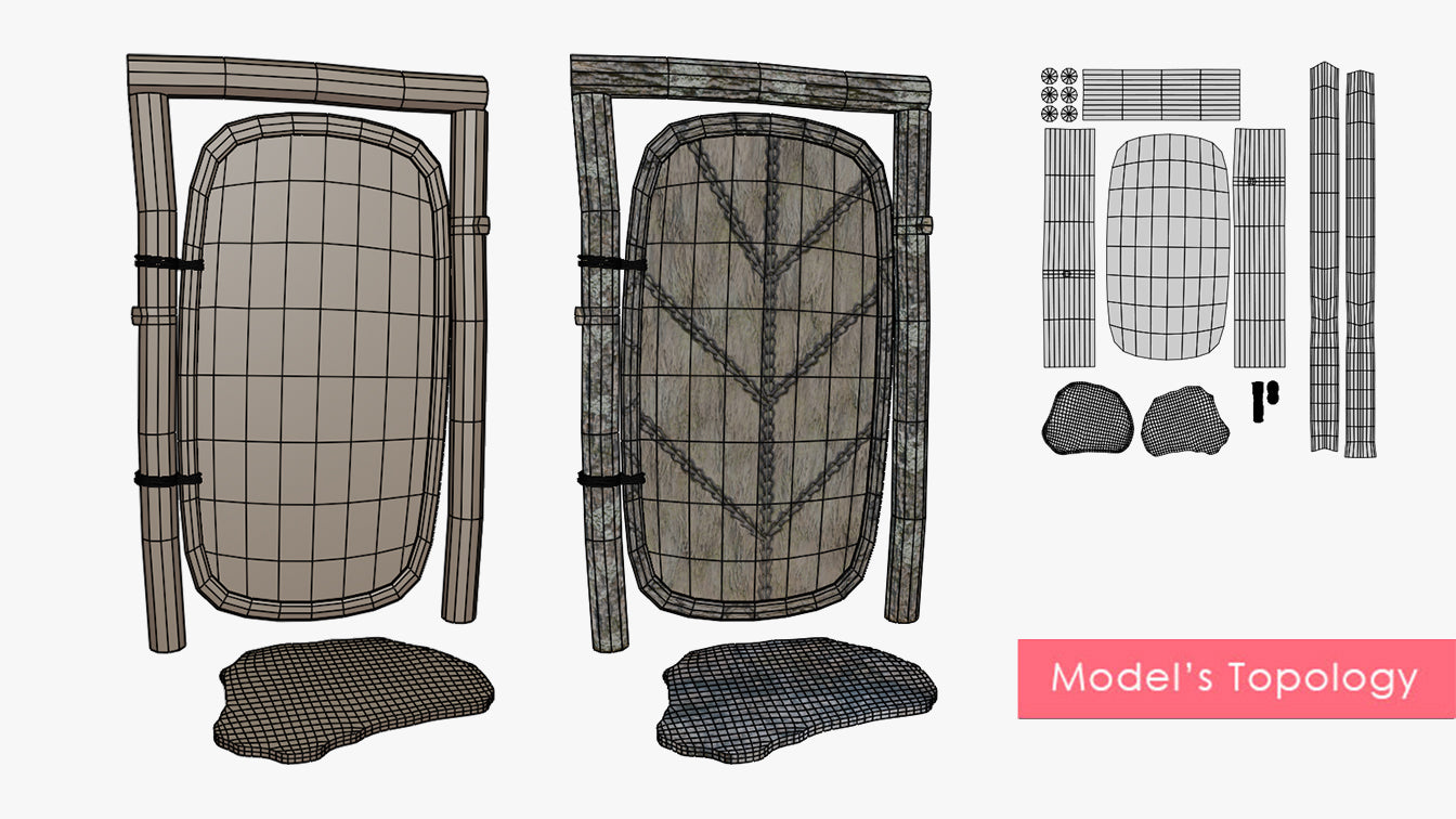 50 Medieval Fantasy Doors & Windows Collection