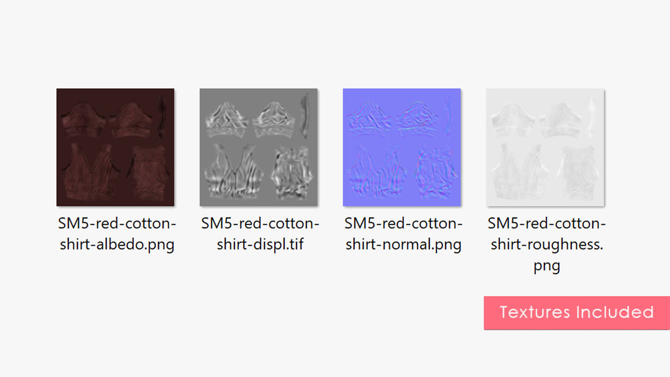 Red Cotton Shirt