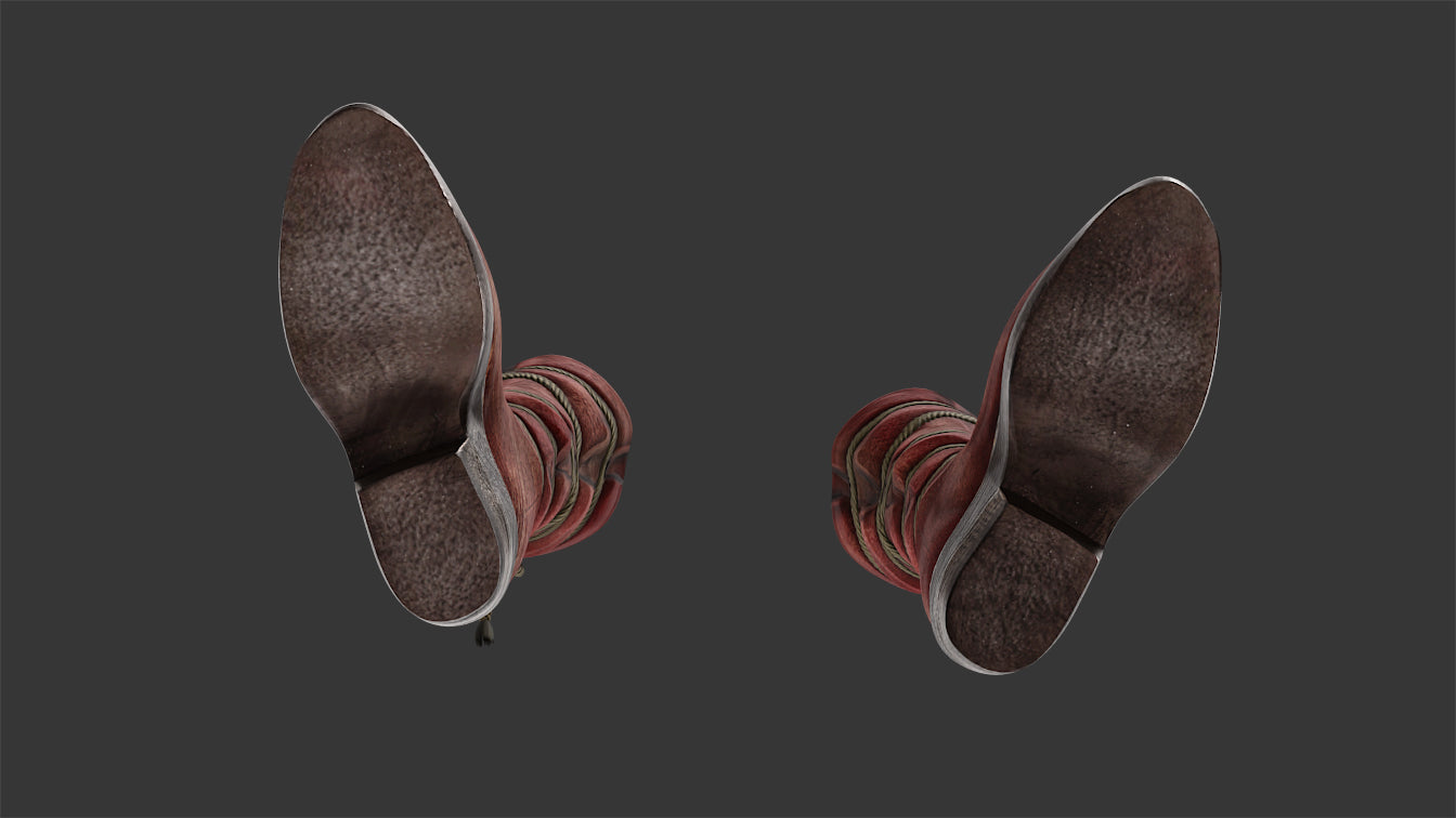 Red Suede Boots