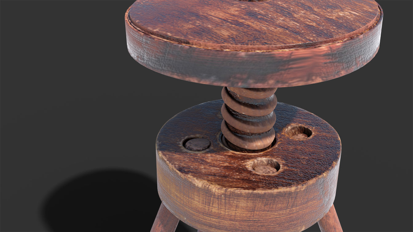 Wooden Artist Stool