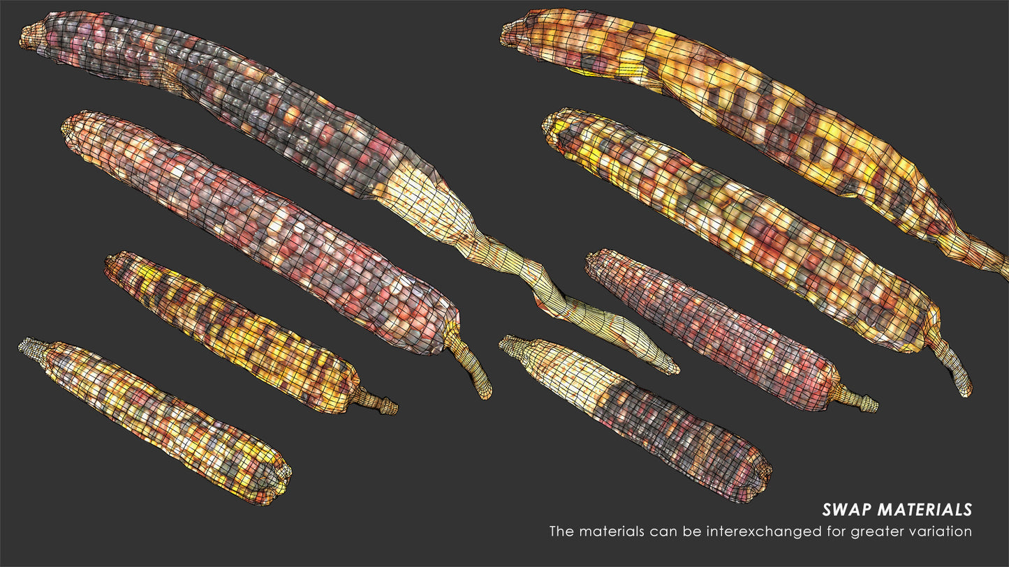 Heirloom Corn - Four Cobs & Pile