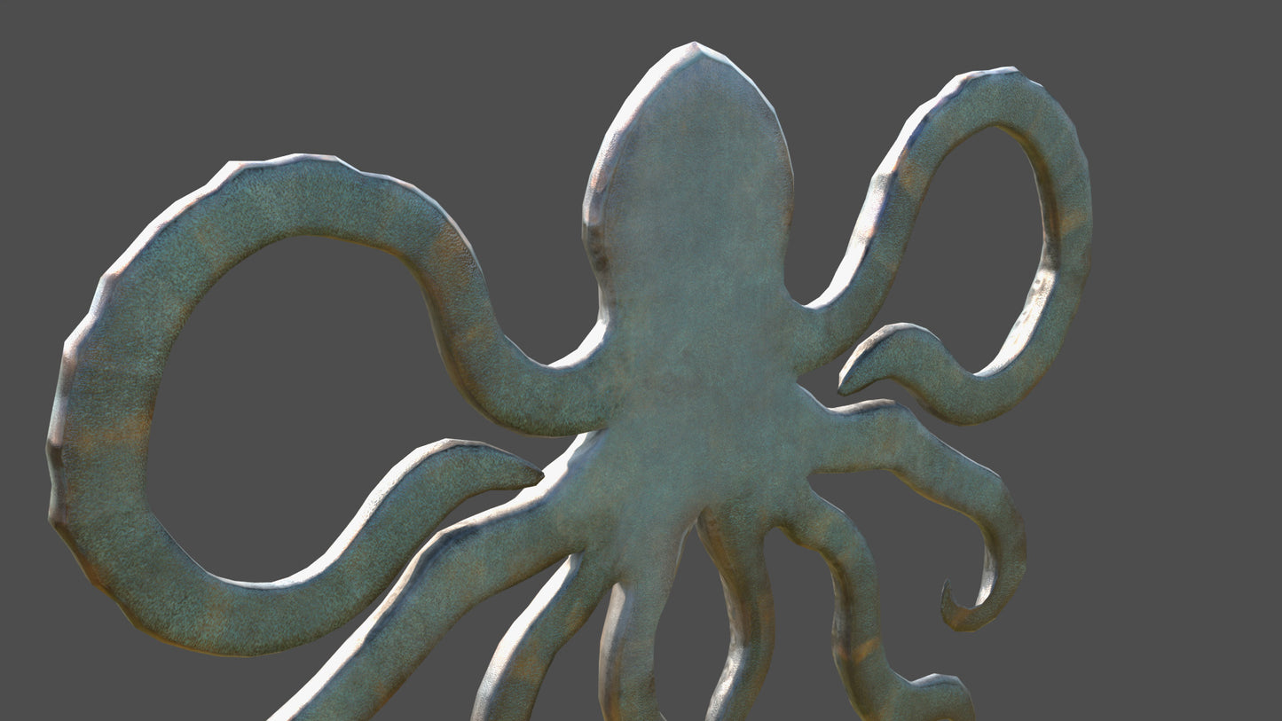 Medieval Emblem Kraken