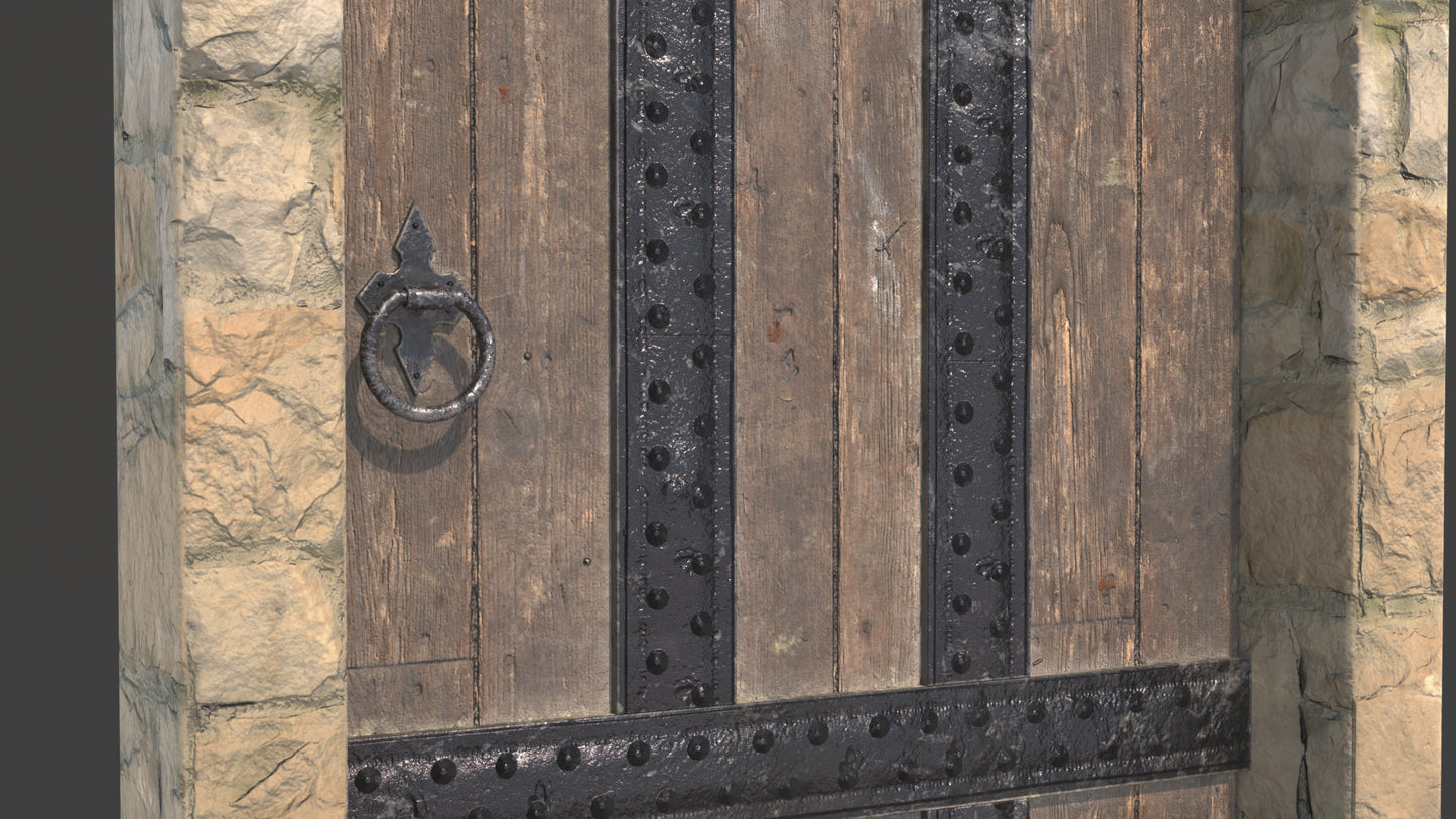 Medieval Gatehouse Door