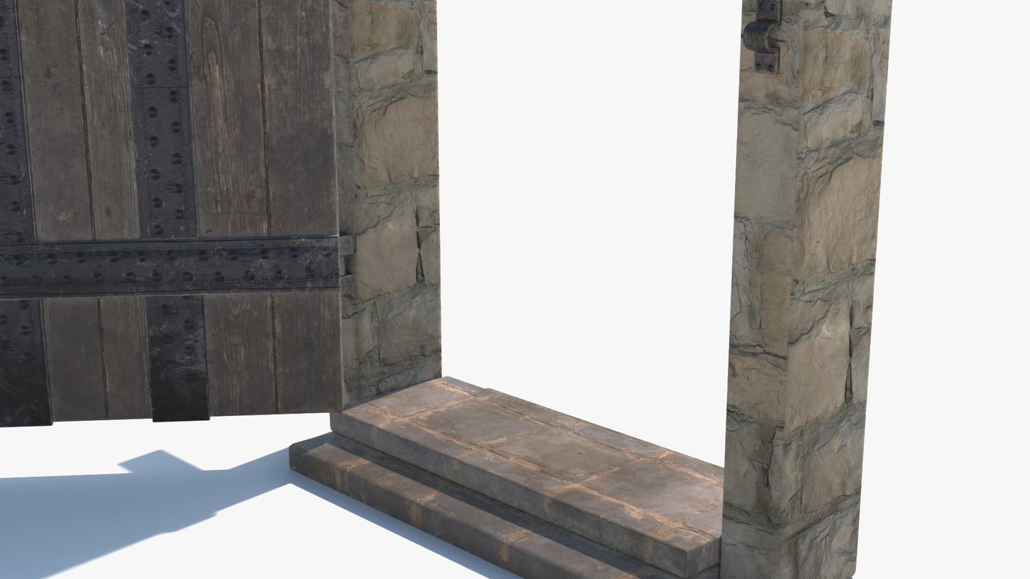 Medieval Gatehouse Door