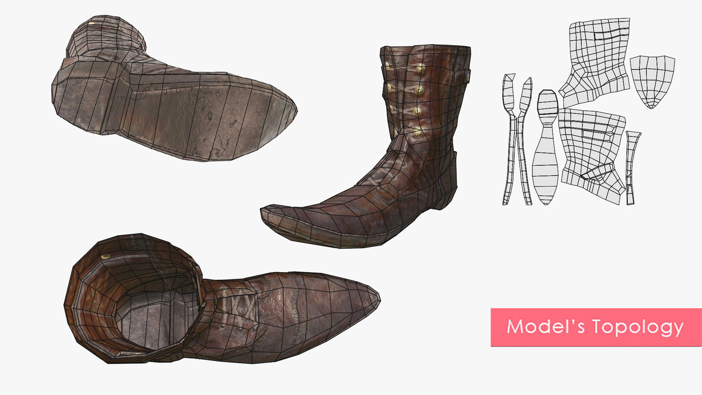 Short Medieval Boots (Sylvan)