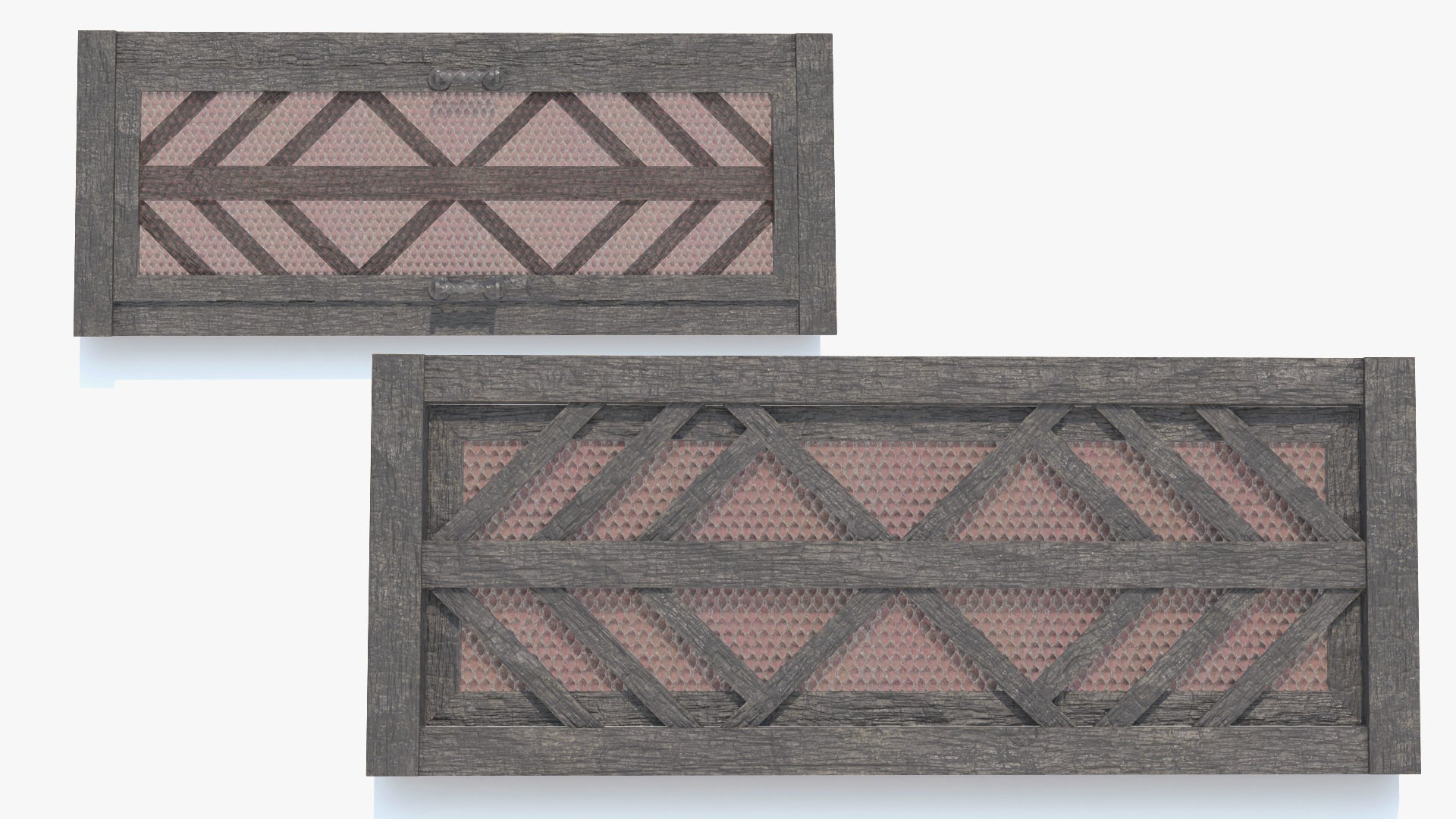 Medieval fantasy window 3D model, lowpoly, game asset