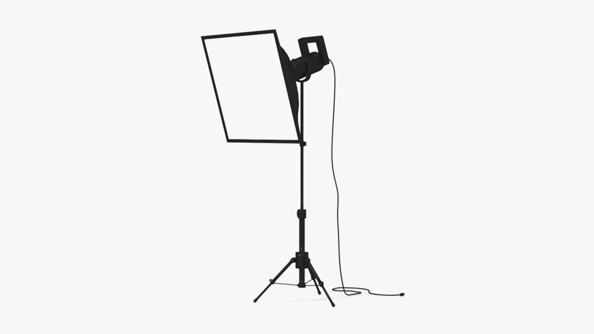 Photography Flash Square Softbox- 3D Model | Blender | GLB | FBX ...
