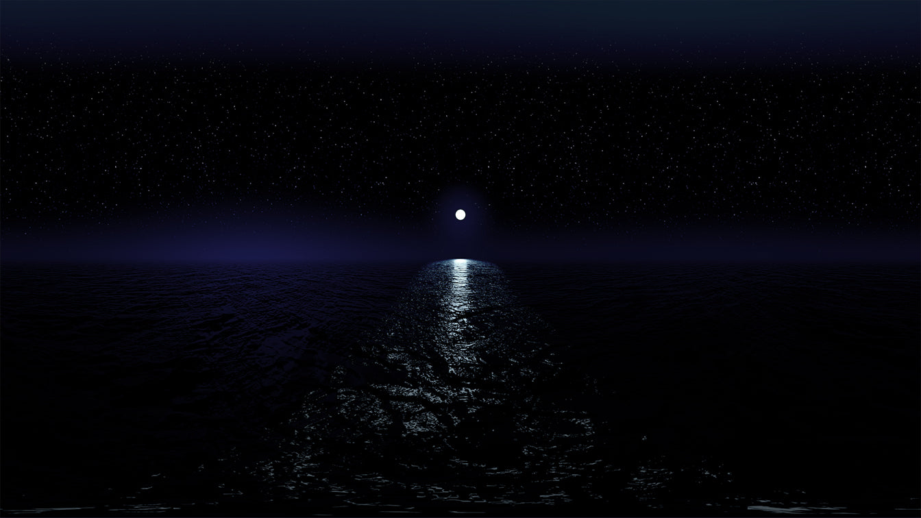 HDRI-29: Ocean Night Stars | Env. Dome |