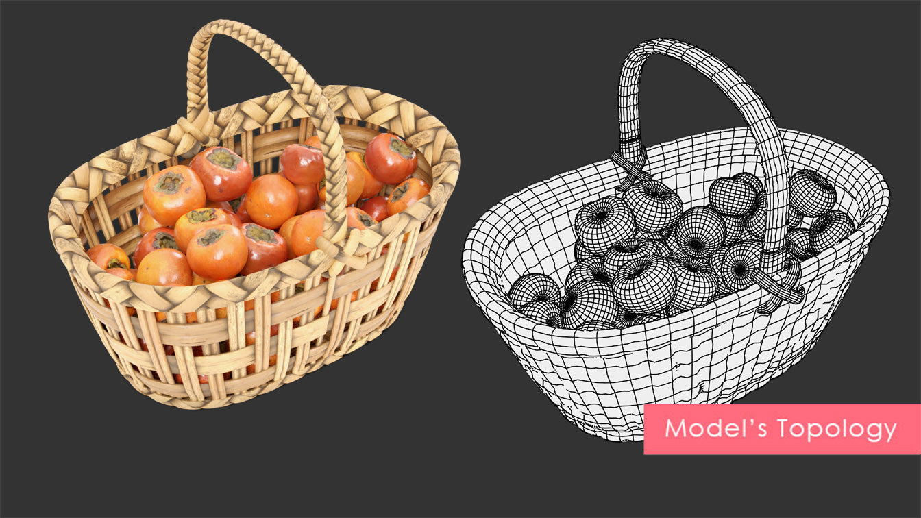 Basket of Persimmons