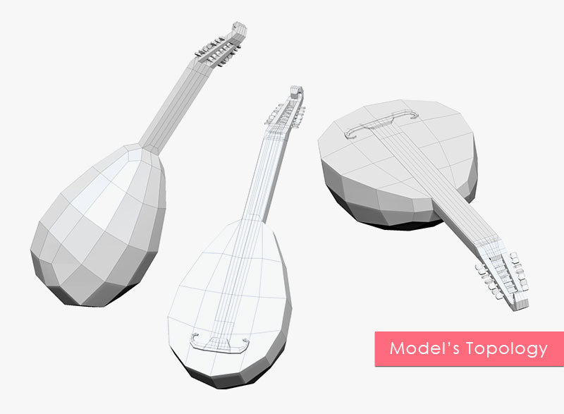 Black and Ivory Lute
