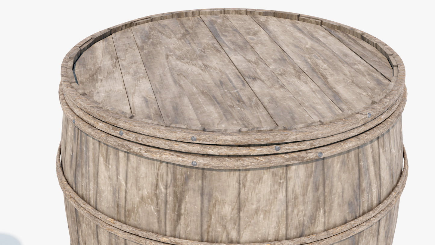 Large Antique Barrel