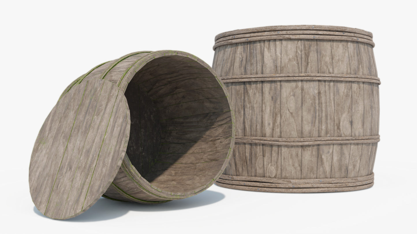 Large Antique Barrel