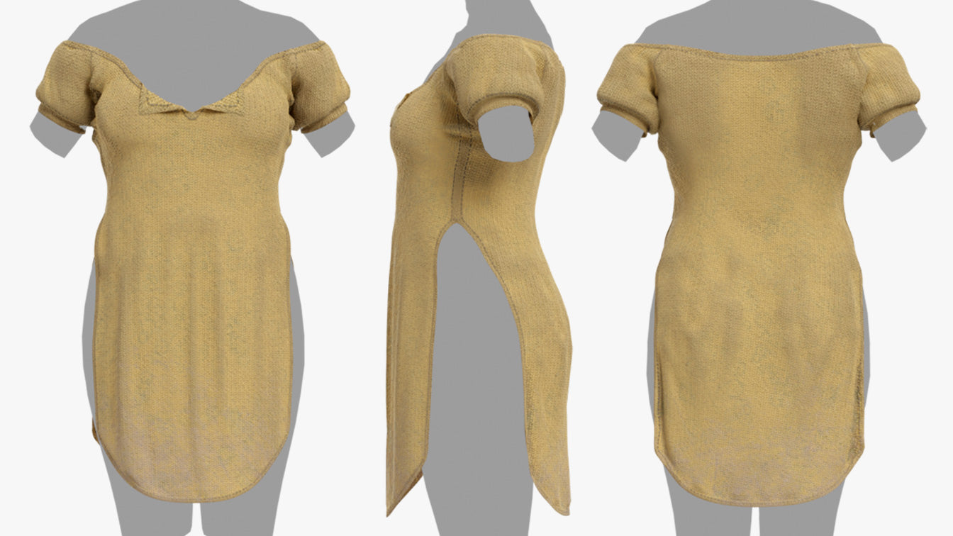 medieval bodice long shirt off the shoulder pants 3d model blender obj PBR